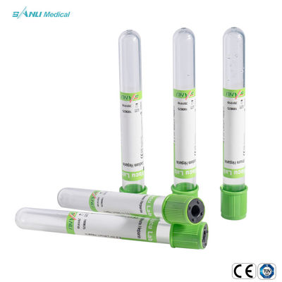 Ống lấy máu chân không dùng một lần Sodium / Lithium Heparin Gel PSGT 13 * 100mm