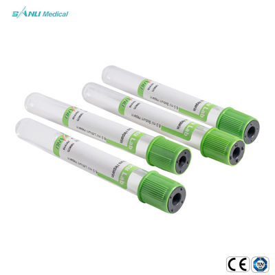 Ống lấy máu chân không dùng một lần Sodium / Lithium Heparin Gel PSGT 13 * 100mm