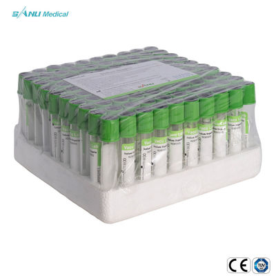 Ống lấy máu chân không dùng một lần Sodium / Lithium Heparin Gel PSGT 13 * 100mm