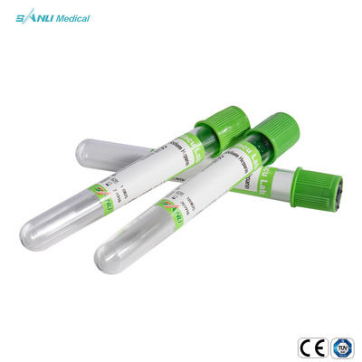 Ống lấy máu chân không dùng một lần Sodium / Lithium Heparin Gel PSGT 13 * 100mm