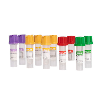 Ống lấy máu siêu nhỏ bằng nhựa Ống xét nghiệm Edta 10ml