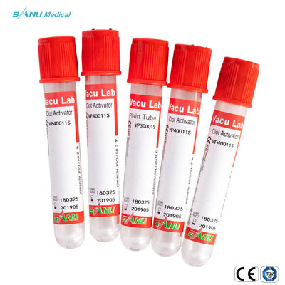 Ống lấy máu dùng một lần Ống màu đỏ