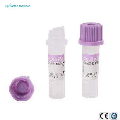 Ống EDTA K2 / K3 Micro EDTA 0,2ml Ống mao dẫn màu tím