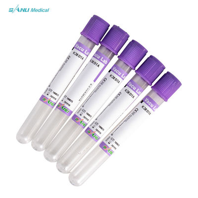 Bộ sưu tập máu dùng một lần Ống EDTA K3 3-5ml được CE phê duyệt