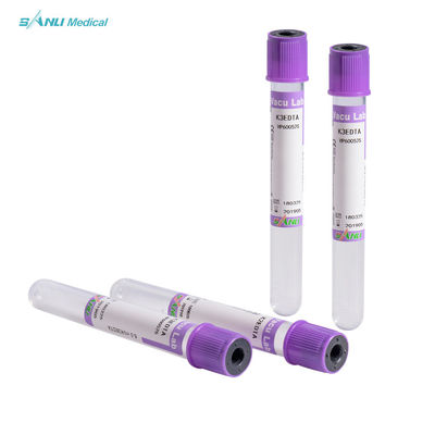 Bộ sưu tập máu dùng một lần Ống EDTA K3 3-5ml được CE phê duyệt