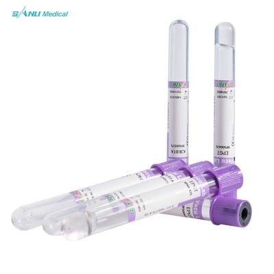 Bộ sưu tập máu dùng một lần Ống EDTA K3 3-5ml được CE phê duyệt