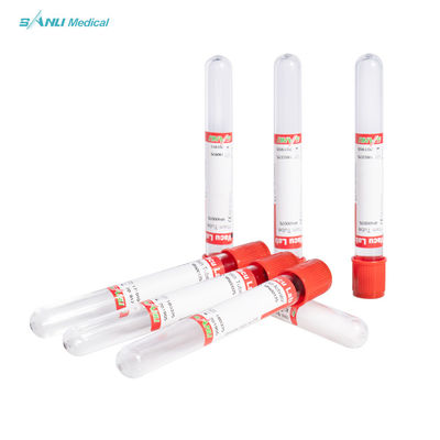 Bộ sưu tập máu Ống màu đỏ trơn dùng một lần
