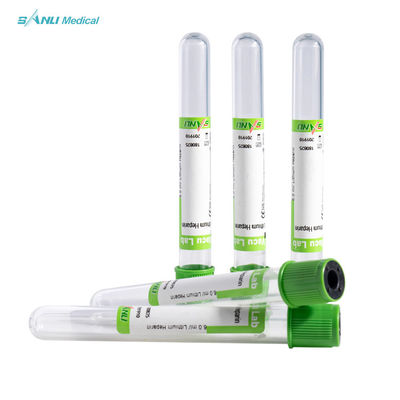 Ống xanh thủy tinh dùng một lần Lithium Heparin để lấy máu