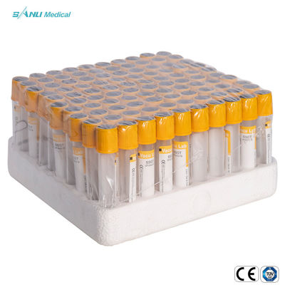Ống lấy máu kích hoạt cục máu đông PET dùng một lần CE ISO được phê duyệt bằng gel