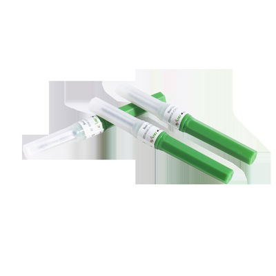 Kim lấy mẫu máu chân không 21G 1 inch Green Ethylene Oxide Tiệt trùng