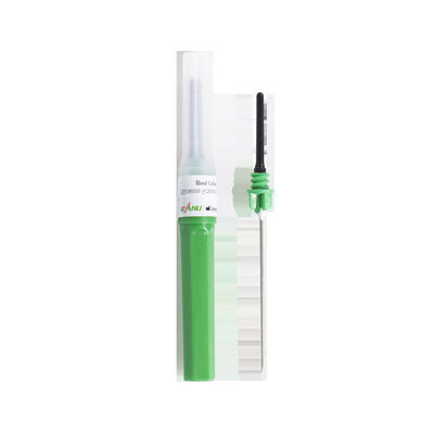 Kim lấy mẫu máu chân không 21G 1 inch Green Ethylene Oxide Tiệt trùng