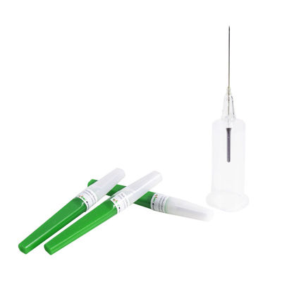 Kim lấy máu 11/4 &quot;Hồi tưởng Chân không Màu xanh lá cây 21G 0.8x31mm