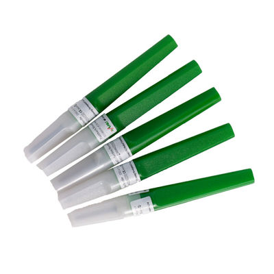 Kim lấy máu 11/4 &quot;Hồi tưởng Chân không Màu xanh lá cây 21G 0.8x31mm