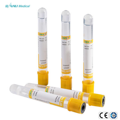 Bộ thu máu hoạt hóa khe PET dùng một lần với gel 13x100mm