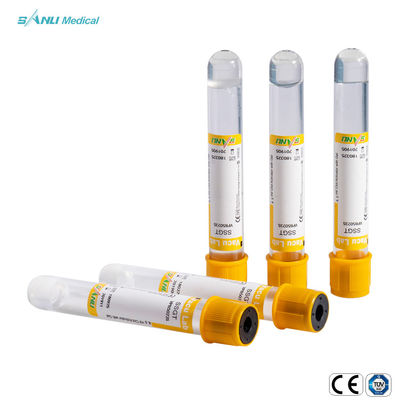 Ống lấy máu bằng nhựa SSGT Gel và ống kích hoạt khe để tách huyết thanh