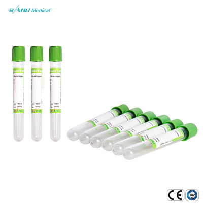 Ống thủy tinh Lithium Heparin 2ml màu xanh lá cây để lấy máu