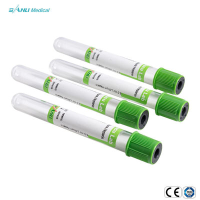 Ống thủy tinh Lithium Heparin 2ml màu xanh lá cây để lấy máu