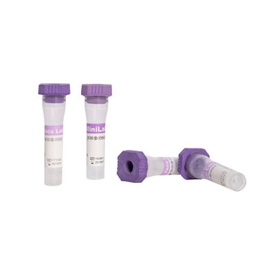 K3 EDTA Micro EDTA Ống 0,2ml Ống mao dẫn màu tím