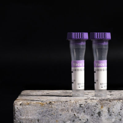 K3 EDTA Micro EDTA Ống 0,2ml Ống mao dẫn màu tím