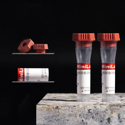0,25ml Ống lấy máu mao mạch Không có phụ gia Nắp cao su có ống dẫn