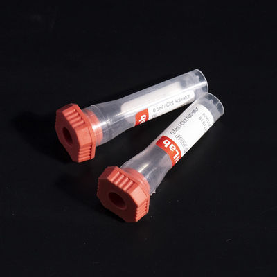 Bộ kích hoạt khe Ống lấy máu mao mạch Nắp cao su màu đỏ 8x45mm