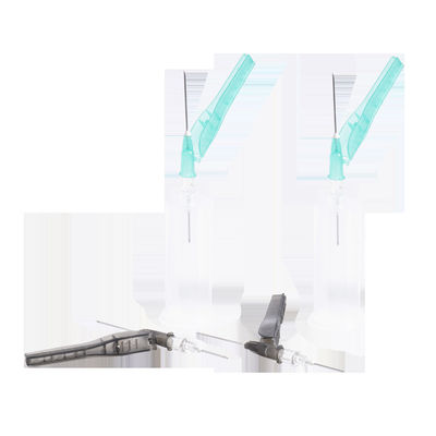 Kim lấy máu an toàn màu xanh lam 21G 3/4 inch với buồng hồi tưởng