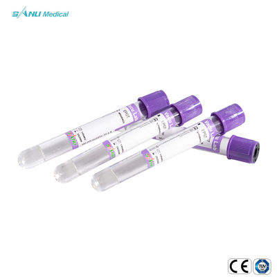 ISO9001 EDTA Ống chân không 2ml 3ml Vật liệu PET để kiểm tra y tế