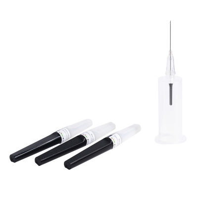 Bộ sưu tập máu hồi tưởng màu đen dùng một lần Kim 23G Guage Thâm nhập dễ dàng hơn